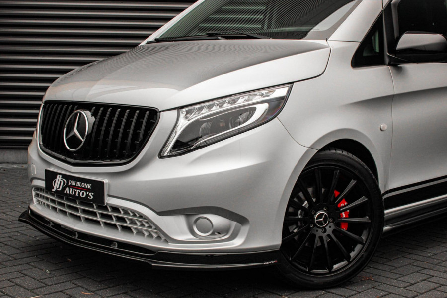 Mercedes-Benz Vito 136PK LANG JB- EDITION FULL BLACK / AMG / SPOILER / VERLAGINGSVEREN / NAVIGATIE / SIDE- BARS / FULL / NAVIGATIE