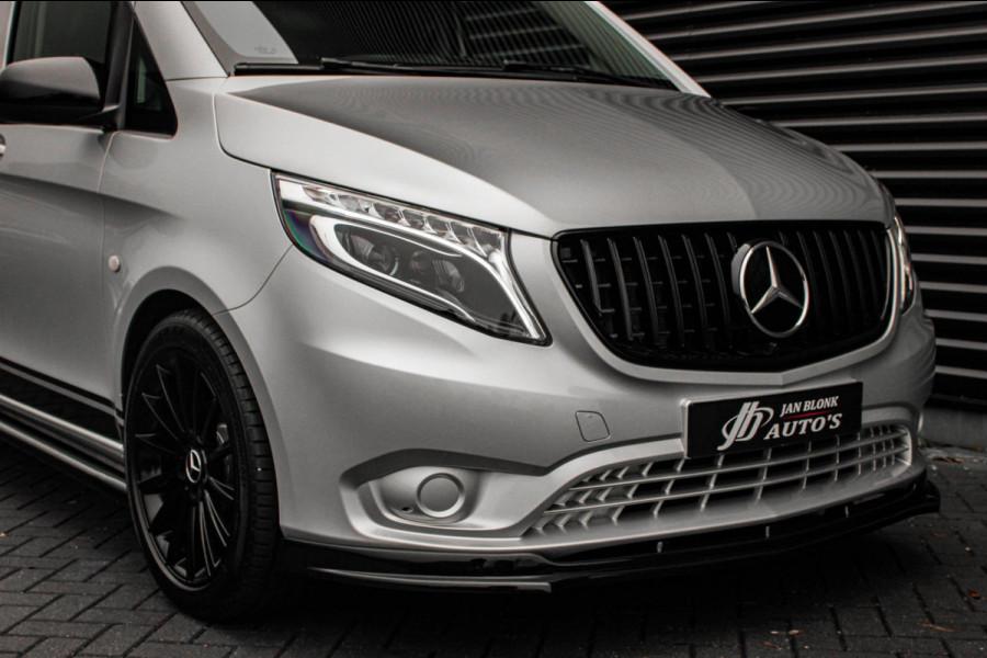 Mercedes-Benz Vito 136PK LANG JB- EDITION FULL BLACK / AMG / SPOILER / VERLAGINGSVEREN / NAVIGATIE / SIDE- BARS / FULL / NAVIGATIE