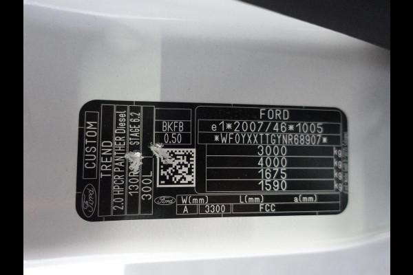 Ford Transit Custom 300 2.0 TDCI L2H1 Trend Dubbele Cabine Automaat Airco Navi Cruise Trekhaak