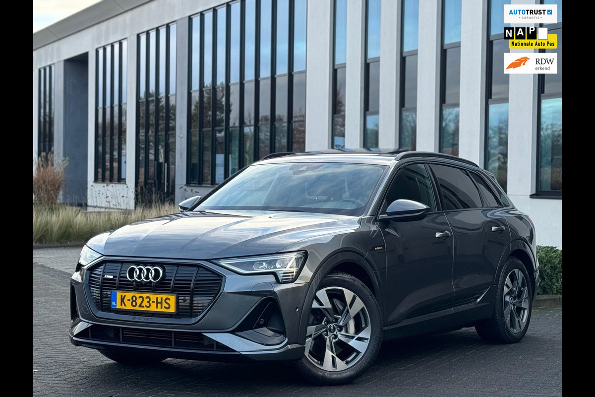 Audi e-tron 55 quattro S edition 95 kWh,2 X S-LINE, panoramadak, camera, vol opties, 25000 km, 1 e eigenaar, NL auto met nap