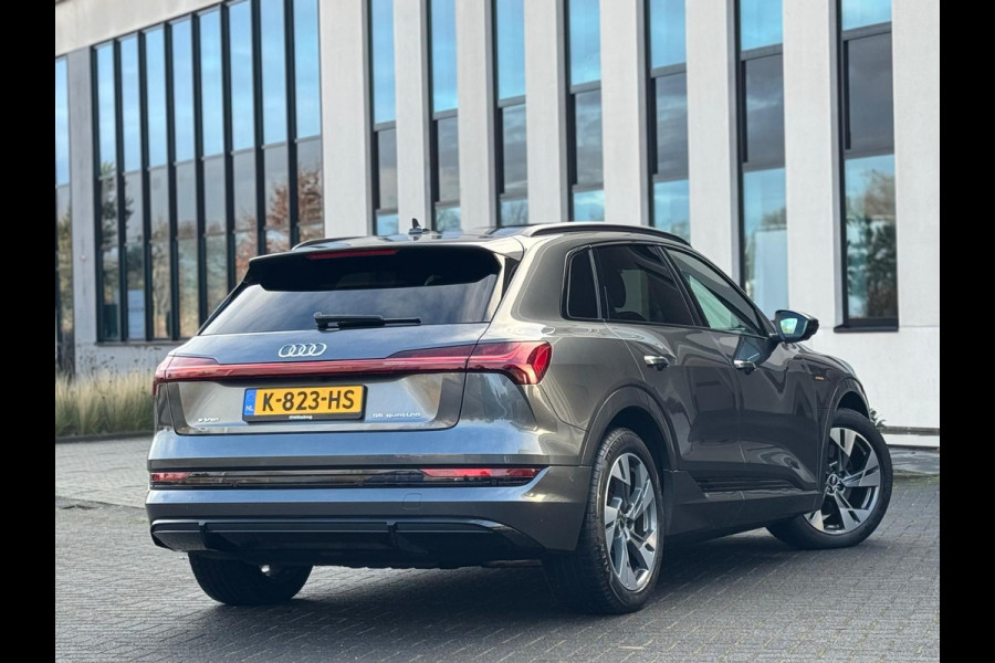 Audi e-tron 55 quattro S edition 95 kWh,2 X S-LINE, panoramadak, camera, vol opties, 25000 km, 1 e eigenaar, NL auto met nap