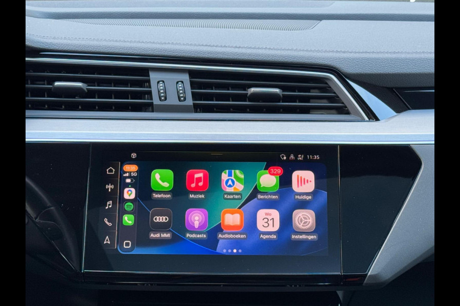 Audi e-tron 55 quattro S edition 95 kWh,2 X S-LINE, panoramadak, camera, vol opties, 25000 km, 1 e eigenaar, NL auto met nap