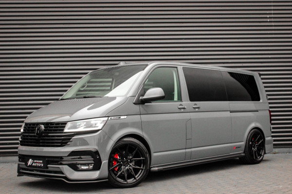 Volkswagen Transporter 2.0 TDI L2H1 150PK BULLI DC DUBBEL CABINE / LEIGHTONVANS BODYKIT / FULL OPTINS / LEDER / FULL BLACK / APPLE