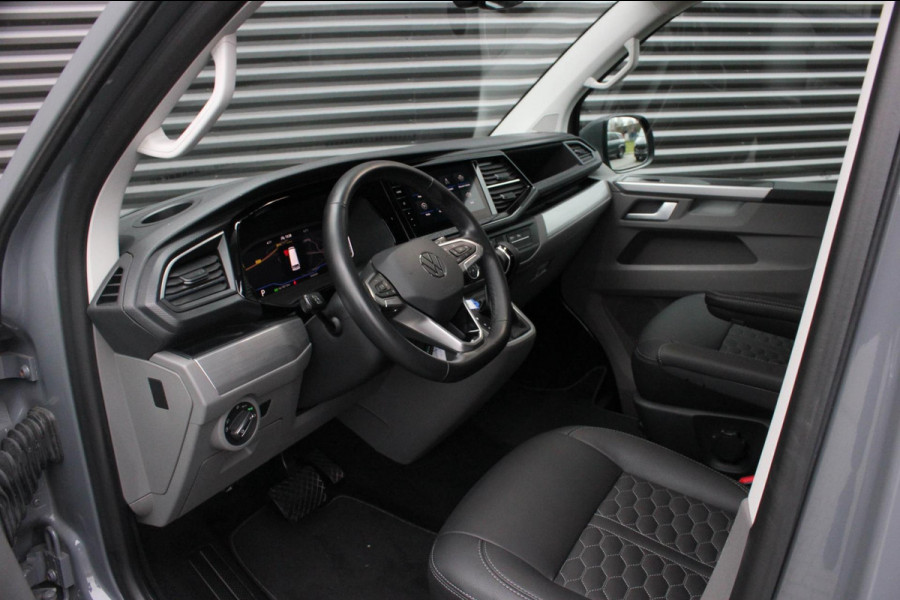 Volkswagen Transporter 2.0 TDI L2H1 150PK BULLI DC DUBBEL CABINE / LEIGHTONVANS BODYKIT / FULL OPTINS / LEDER / FULL BLACK / APPLE