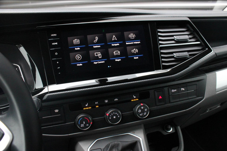 Volkswagen Transporter 2.0 TDI L2H1 150PK BULLI DC DUBBEL CABINE / LEIGHTONVANS BODYKIT / FULL OPTINS / LEDER / FULL BLACK / APPLE