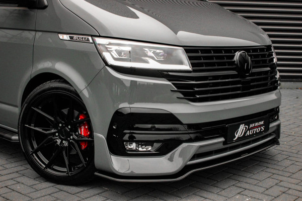 Volkswagen Transporter 2.0 TDI L2H1 150PK BULLI DC DUBBEL CABINE / LEIGHTONVANS BODYKIT / FULL OPTINS / LEDER / FULL BLACK / APPLE