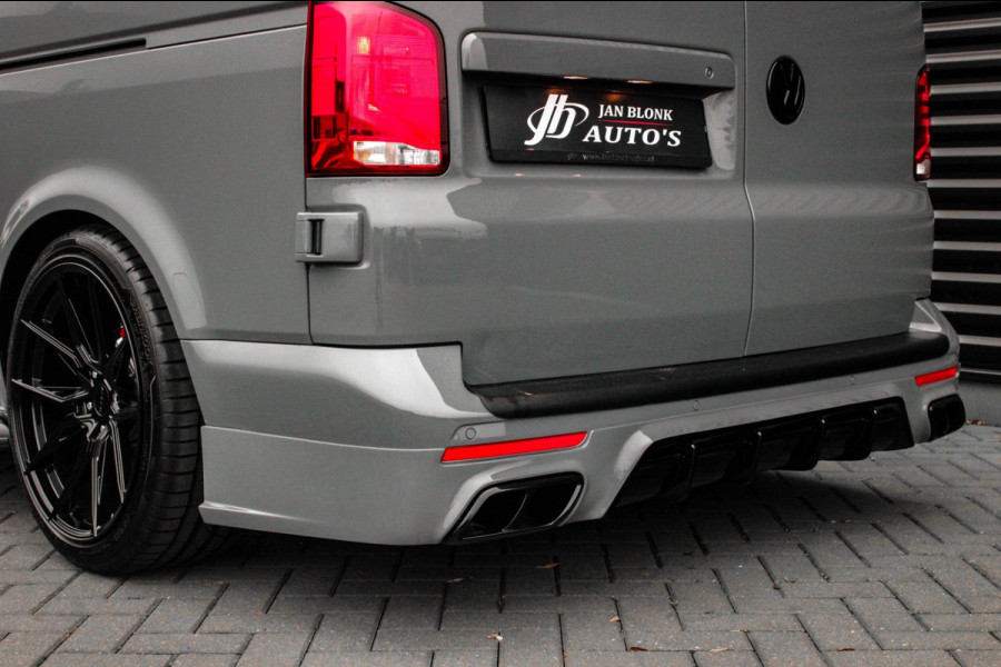 Volkswagen Transporter 2.0 TDI L2H1 150PK BULLI DC DUBBEL CABINE / LEIGHTONVANS BODYKIT / FULL OPTINS / LEDER / FULL BLACK / APPLE