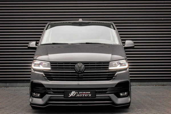 Volkswagen Transporter 2.0 TDI L2H1 150PK BULLI DC DUBBEL CABINE / LEIGHTONVANS BODYKIT / FULL OPTINS / LEDER / FULL BLACK / APPLE