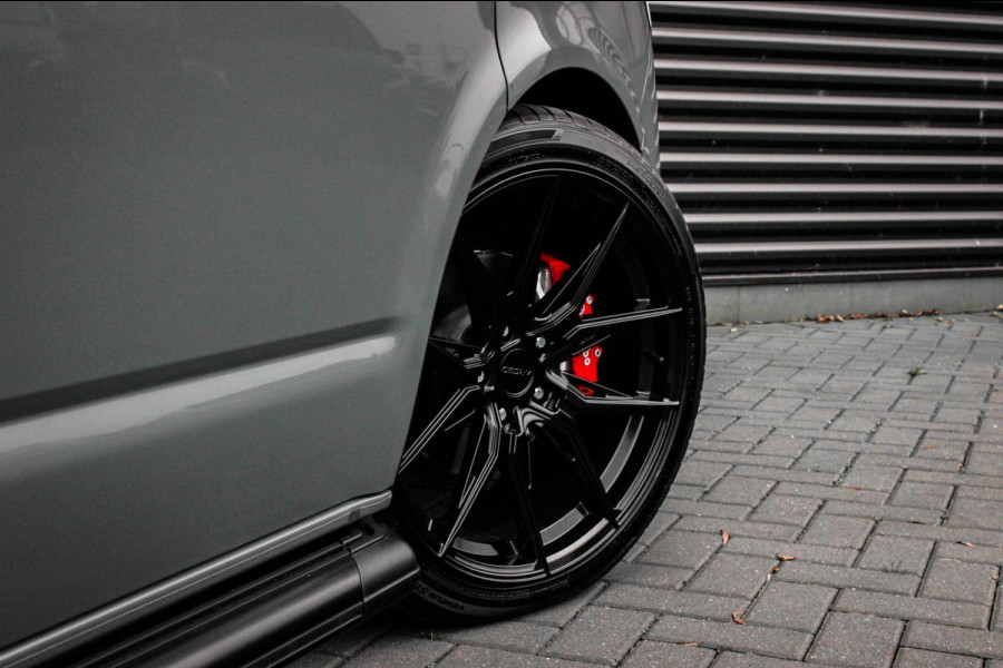 Volkswagen Transporter 2.0 TDI L2H1 150PK BULLI DC DUBBEL CABINE / LEIGHTONVANS BODYKIT / FULL OPTINS / LEDER / FULL BLACK / APPLE