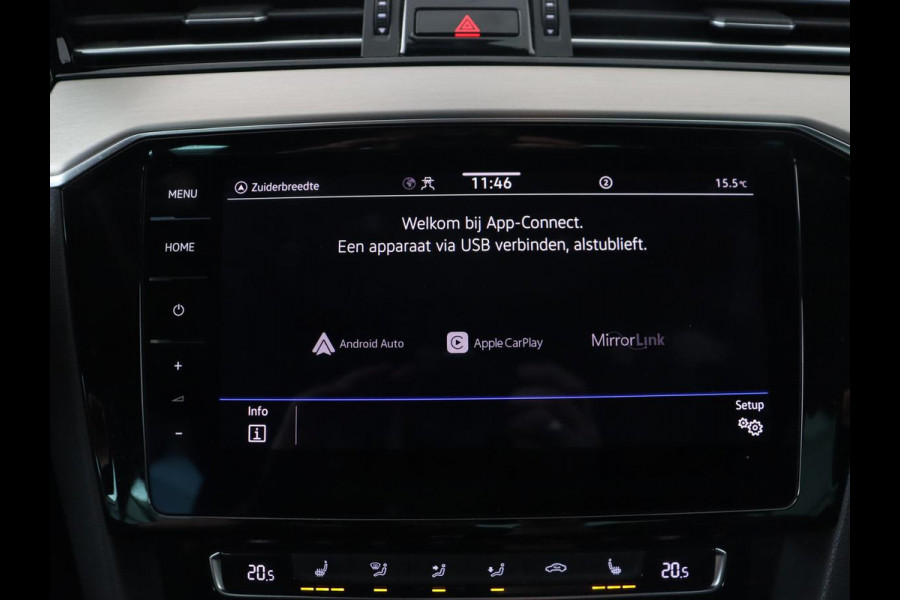 Volkswagen Passat 2.0 TSI R Line | 190pk | Trekhaak | Leder/Alcantara | Stoelverwarming | Camera | Matrix LED | Adaptive cruise | Virtual Cockpit | Carplay | Navigatie