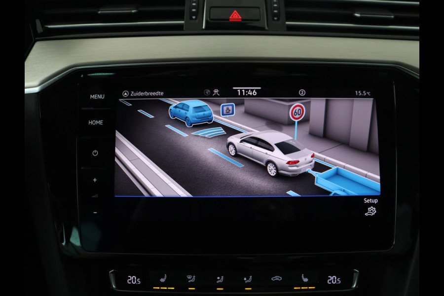 Volkswagen Passat 2.0 TSI R Line | 190pk | Trekhaak | Leder/Alcantara | Stoelverwarming | Camera | Matrix LED | Adaptive cruise | Virtual Cockpit | Carplay | Navigatie