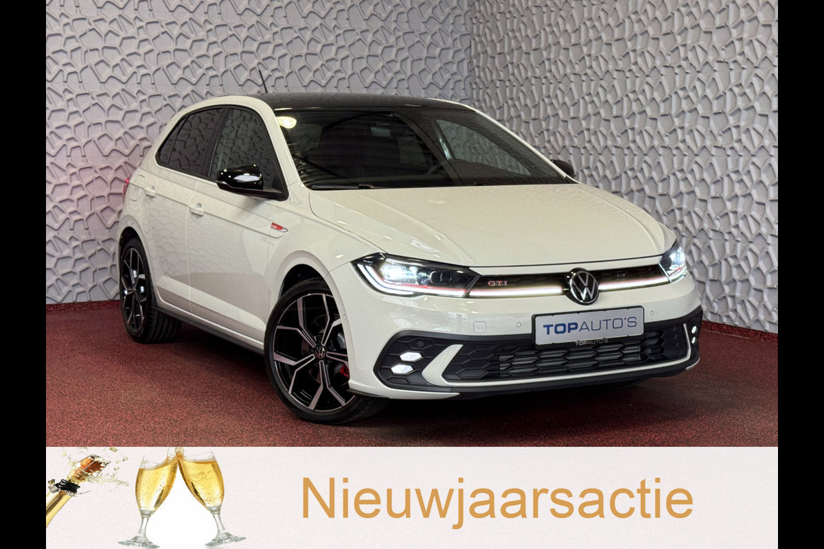 Volkswagen Polo 2.0 TSI GTI 207 PK PANO IQ LED/GRILL CAMERA STOELVERW ADAP.CRUIS ZWARTE.HEMEL 18'' LMV BEATS AUDIO "Volkswagen rijden begint bij Topautos.nl – 75 topmodellen direct op voorraad!"