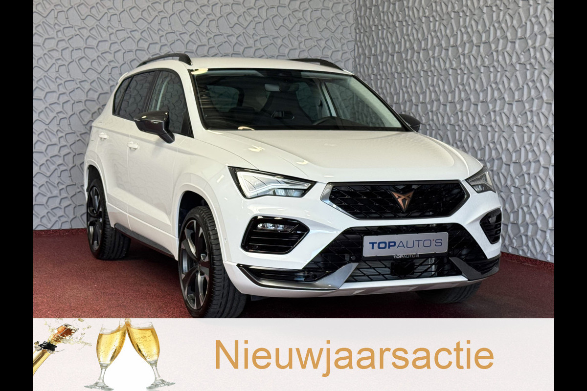 Seat Ateca CUPRA 1.5 TSI VIR.COCKPIT BEATS MATRIX LED ELEK.KLEP TREKHAAK NAVI CAMERA CARPLAY STOEL/STUUR VERW 09/2024