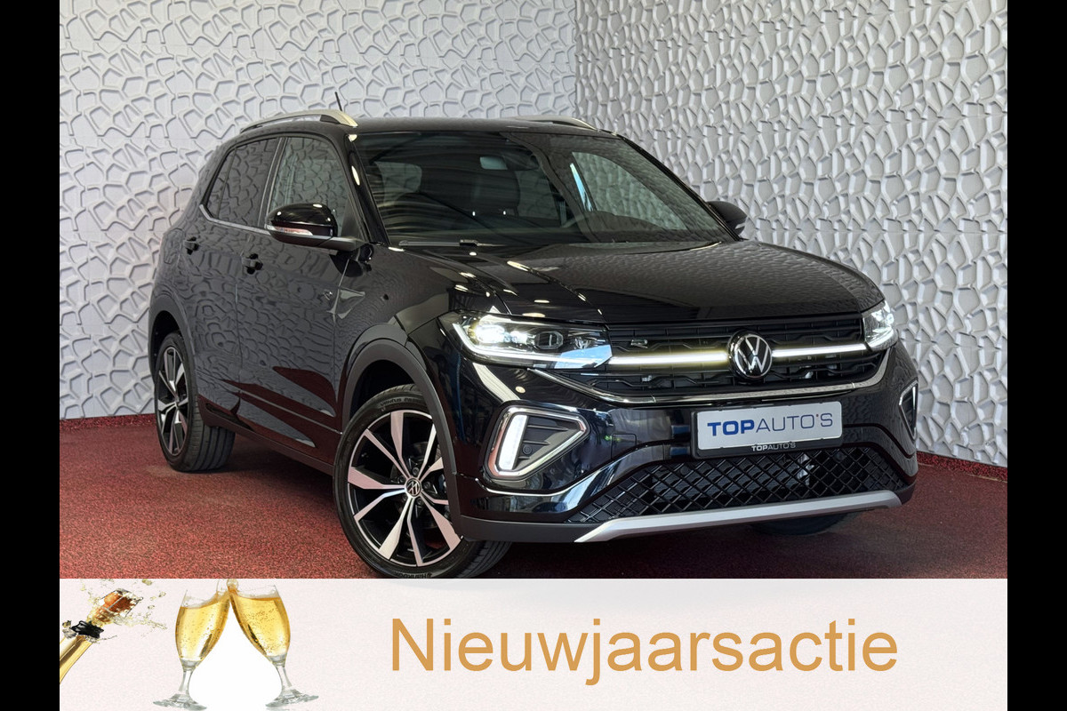 Volkswagen T-Cross ✅ NIEUWE AUTO ✅ 1.5 TSI 150PK R-LINE EDITION TREKHAAK BLINDSPOT LED 18''LMV IQ CAMERA STOELVERW ✅2025✅ "Volkswagen rijden begint bij Topautos.nl – 75 topmodellen direct op voorraad!"