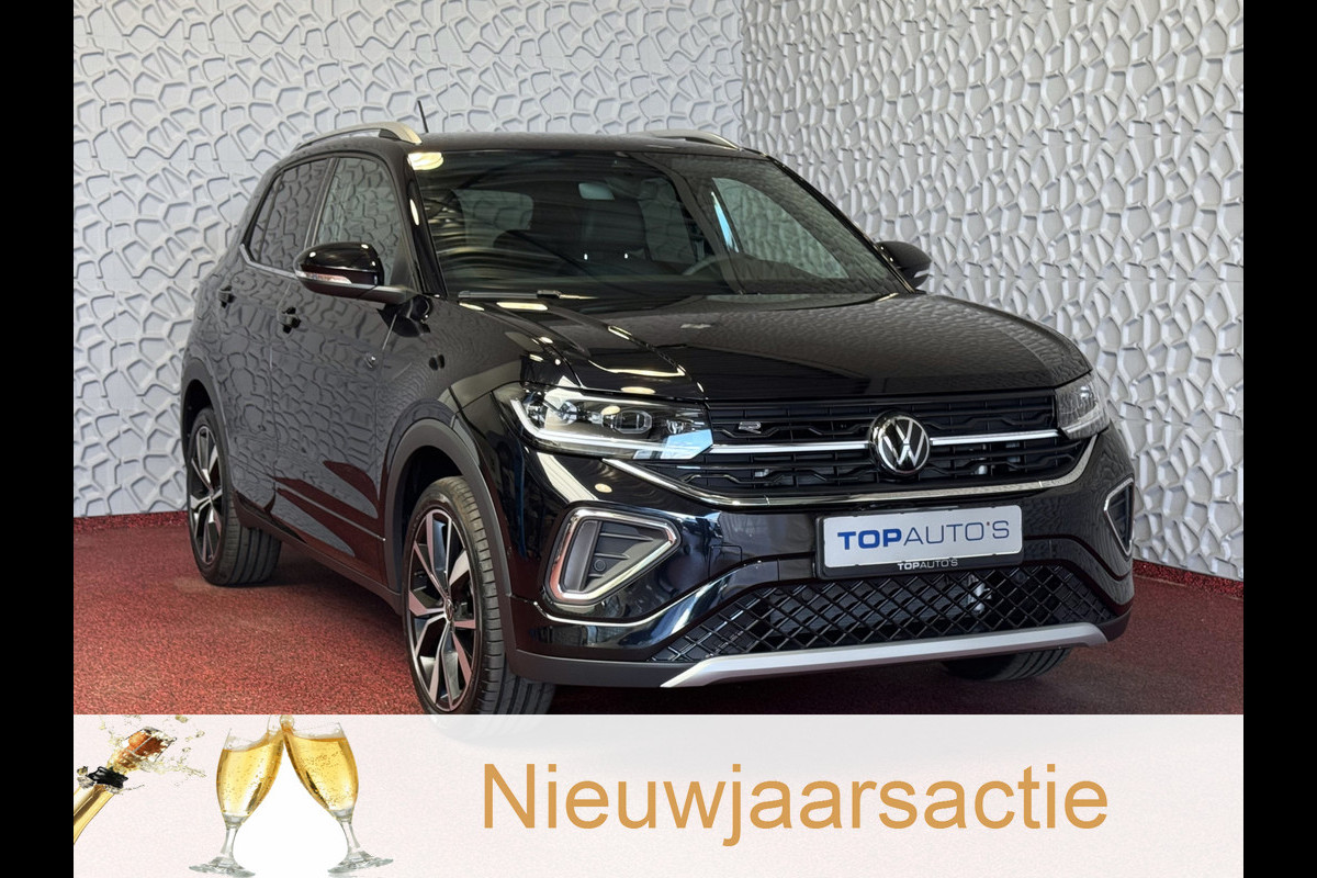 Volkswagen T-Cross ✅ NIEUWE AUTO ✅ 1.5 TSI 150PK R-LINE EDITION TREKHAAK LED 18''LMV IQ CAMERA STOELVERW BLINDSPOT ✅2025✅ "Volkswagen rijden begint bij Topautos.nl – 75 topmodellen direct op voorraad!"