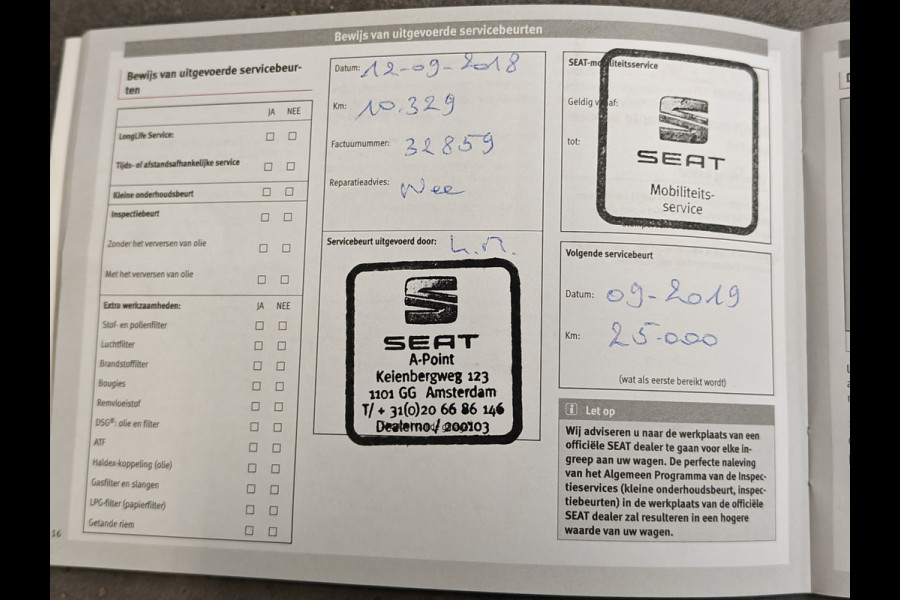 Seat Mii 1.0 Sport Connect 16 inch LMV | getinte ramen pdc | bluetooth