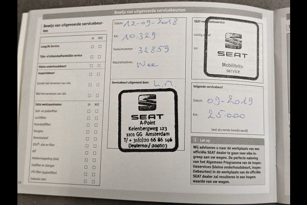 Seat Mii 1.0 Sport Connect 16 inch LMV | getinte ramen pdc | bluetooth