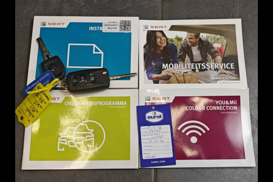 Seat Mii 1.0 Sport Connect 16 inch LMV | getinte ramen pdc | bluetooth