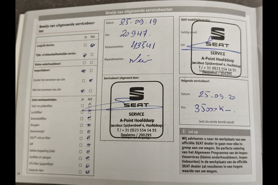 Seat Mii 1.0 Sport Connect 16 inch LMV | getinte ramen pdc | bluetooth