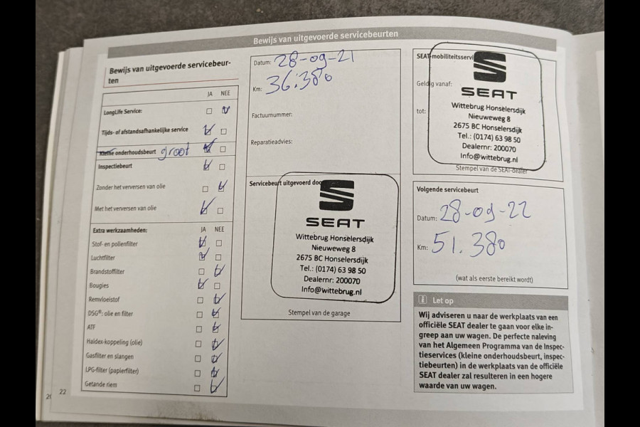 Seat Mii 1.0 Sport Connect 16 inch LMV | getinte ramen pdc | bluetooth