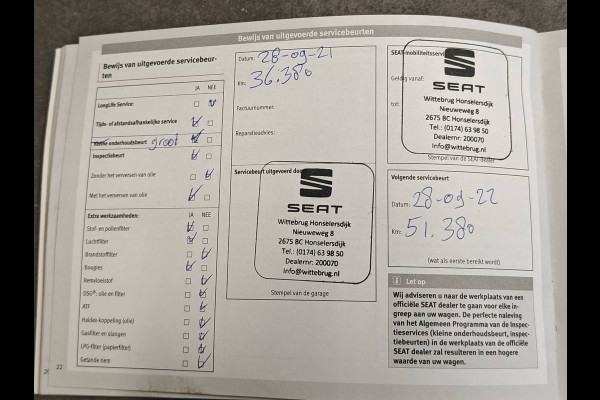 Seat Mii 1.0 Sport Connect 16 inch LMV | getinte ramen pdc | bluetooth