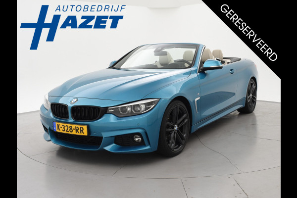 BMW 4 Serie Cabrio 420i M-SPORT + NEKVERWARMING | HEAD-UP | DAB | HARMAN/KARDON | MEMORY | CAMERA | SPORTSTOELEN