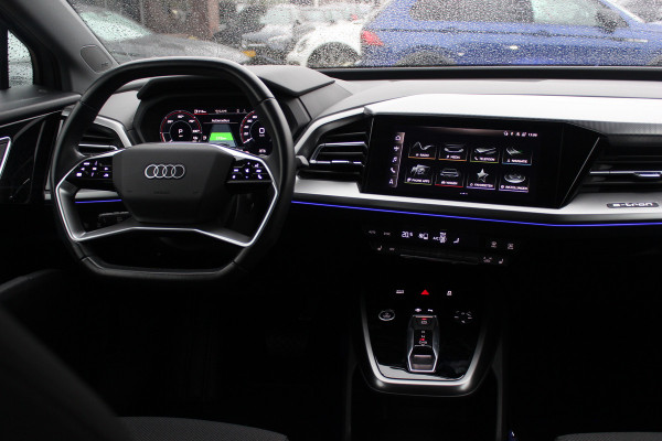 Audi Q4 Sportback e-tron 40 Launch edition Advanced 77 kWh / SOH 91,4% / CarPlay / Matrix LED / Sportstoelen / Virtual Cockpit / Parkeerhulp V+A / Sonos Audio / Intr.voorverwarming / Stoelverwarming / DAB / Cruise Control