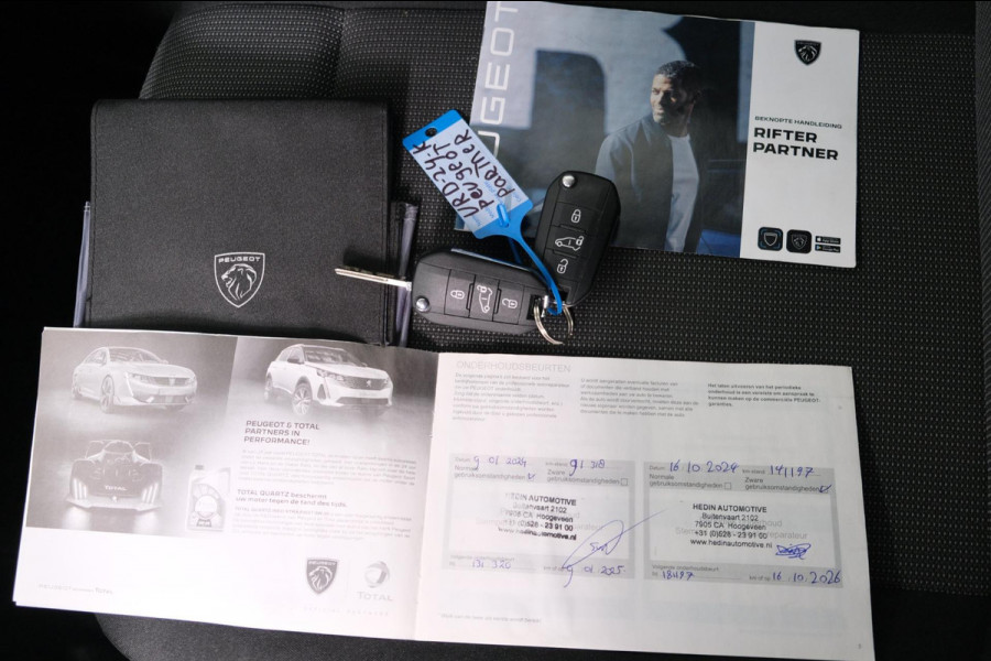 Peugeot Partner 1.5 BlueHDI Premium Automaat - N.A.P. Airco, Cruise.