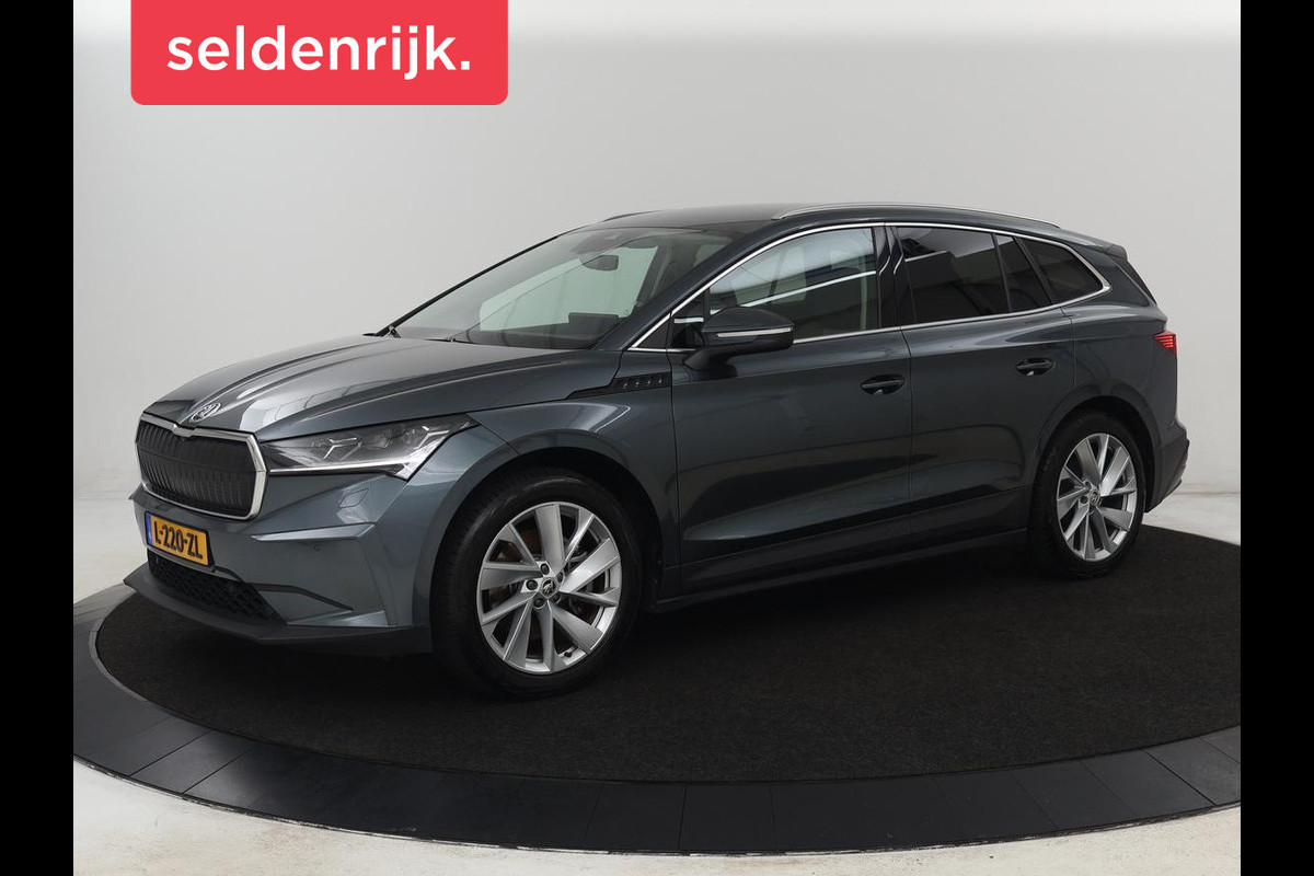 Škoda ENYAQ iV 80 | Warmtepomp | Trekhaak | Matrix LED | Adaptive cruise | Keyless | Camera | Half leder | Stuurverwarming | Memory | Navigatie | Climate control | Dodehoek detectie | Getint glas