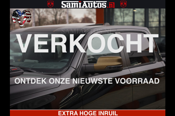 Dodge Ram 1500 Limited Night H.O 540HP 706Nm | Massage + Full Option | De Meest Luxe en Volle Pick-Up in zijn Klasse | Comfortabele Dubbele Cabine met Royale 5 Zitplaatsen | BPM vrij | Nu Leverbaar uit Voorraad | Voorraad Nr 2323 - 5168