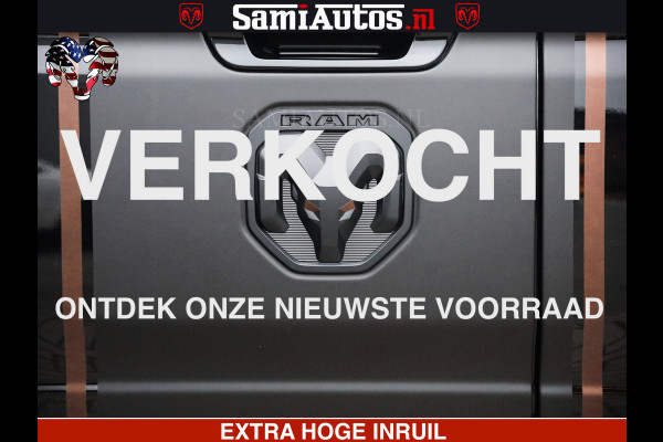Dodge Ram 1500 Limited Night H.O 540HP 706Nm | Massage + Full Option | De Meest Luxe en Volle Pick-Up in zijn Klasse | Comfortabele Dubbele Cabine met Royale 5 Zitplaatsen | BPM vrij | Nu Leverbaar uit Voorraad | Voorraad Nr 2323 - 5168