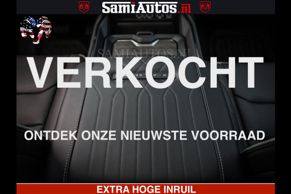 Dodge Ram 1500 Limited Night H.O 540HP 706Nm | Massage + Full Option | De Meest Luxe en Volle Pick-Up in zijn Klasse | Comfortabele Dubbele Cabine met Royale 5 Zitplaatsen | BPM vrij | Nu Leverbaar uit Voorraad | Voorraad Nr 2323 - 5168