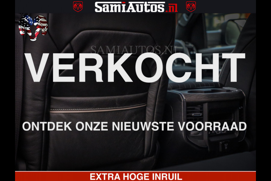 Dodge Ram 1500 Limited Night H.O 540HP 706Nm | Massage + Full Option | De Meest Luxe en Volle Pick-Up in zijn Klasse | Comfortabele Dubbele Cabine met Royale 5 Zitplaatsen | BPM vrij | Nu Leverbaar uit Voorraad | Voorraad Nr 2323 - 5168
