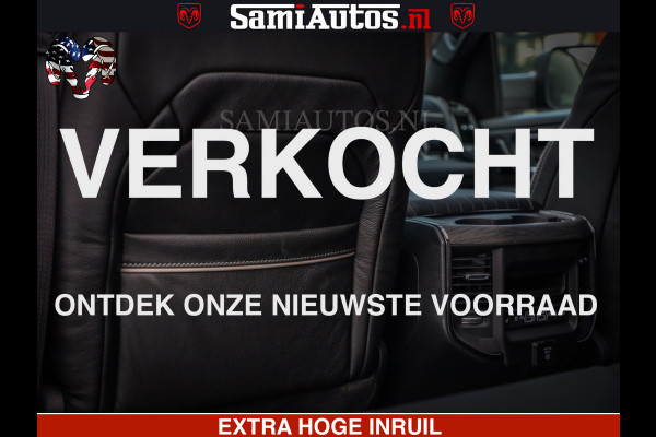 Dodge Ram 1500 Limited Night H.O 540HP 706Nm | Massage + Full Option | De Meest Luxe en Volle Pick-Up in zijn Klasse | Comfortabele Dubbele Cabine met Royale 5 Zitplaatsen | BPM vrij | Nu Leverbaar uit Voorraad | Voorraad Nr 2323 - 5168