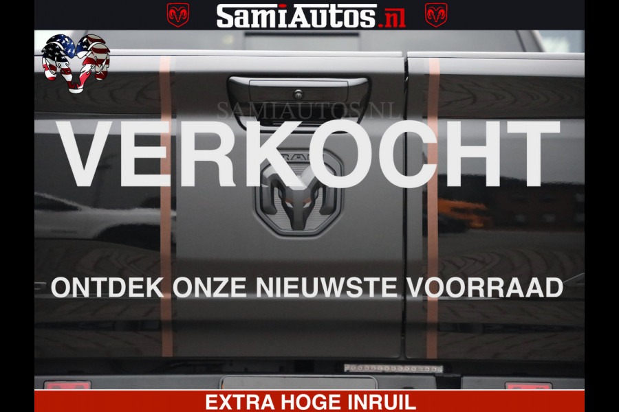 Dodge Ram 1500 Limited Night H.O 540HP 706Nm | Massage + Full Option | De Meest Luxe en Volle Pick-Up in zijn Klasse | Comfortabele Dubbele Cabine met Royale 5 Zitplaatsen | BPM vrij | Nu Leverbaar uit Voorraad | Voorraad Nr 2323 - 5168