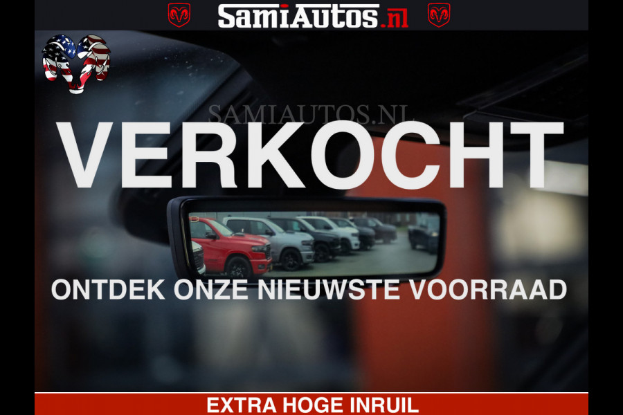 Dodge Ram 1500 Limited Night H.O 540HP 706Nm | Massage + Full Option | De Meest Luxe en Volle Pick-Up in zijn Klasse | Comfortabele Dubbele Cabine met Royale 5 Zitplaatsen | BPM vrij | Nu Leverbaar uit Voorraad | Voorraad Nr 2323 - 5168