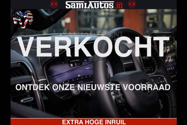 Dodge Ram 1500 Limited Night H.O 540HP 706Nm | Massage + Full Option | De Meest Luxe en Volle Pick-Up in zijn Klasse | Comfortabele Dubbele Cabine met Royale 5 Zitplaatsen | BPM vrij | Nu Leverbaar uit Voorraad | Voorraad Nr 2323 - 5168
