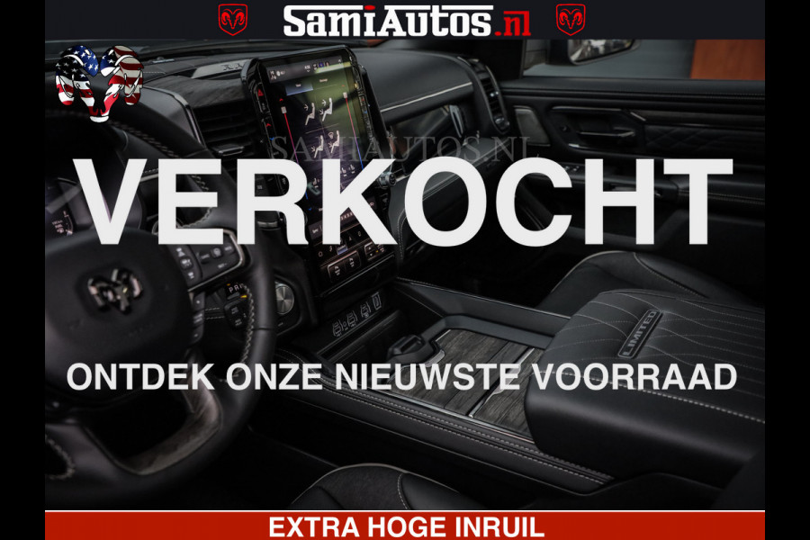 Dodge Ram 1500 Limited Night H.O 540HP 706Nm | Massage + Full Option | De Meest Luxe en Volle Pick-Up in zijn Klasse | Comfortabele Dubbele Cabine met Royale 5 Zitplaatsen | BPM vrij | Nu Leverbaar uit Voorraad | Voorraad Nr 2323 - 5168