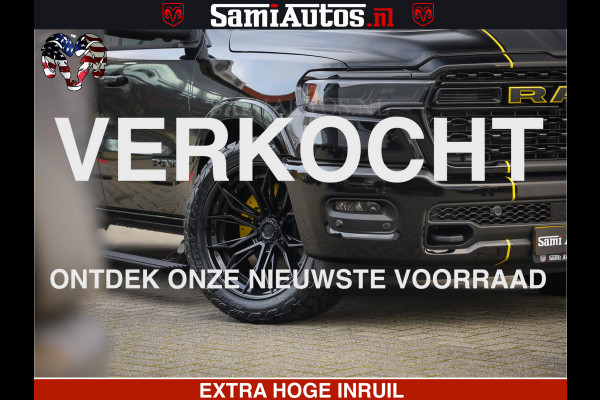 Dodge Ram 1500 Limited Night H.O 540HP 706Nm | Massage + Full Option | De Meest Luxe en Volle Pick-Up in zijn Klasse | Comfortabele Dubbele Cabine met Royale 5 Zitplaatsen | BPM vrij | Nu Leverbaar uit Voorraad | Voorraad Nr 2329 - 5135