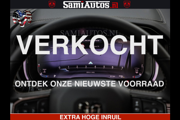 Dodge Ram 1500 Limited Night H.O 540HP 706Nm | Massage + Full Option | De Meest Luxe en Volle Pick-Up in zijn Klasse | Comfortabele Dubbele Cabine met Royale 5 Zitplaatsen | BPM vrij | Nu Leverbaar uit Voorraad | Voorraad Nr 2329 - 5135