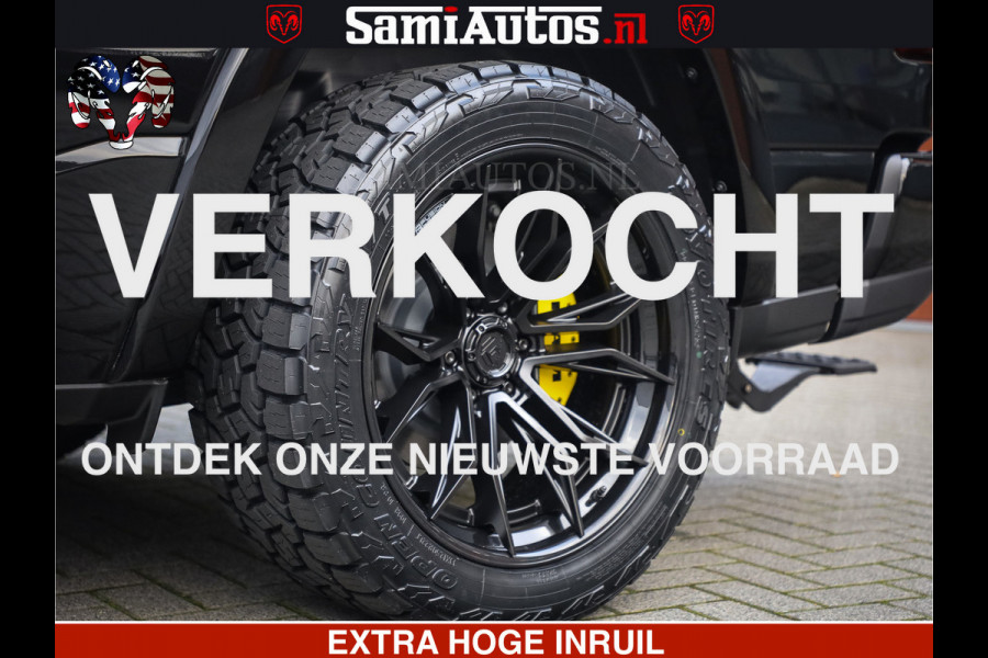 Dodge Ram 1500 Limited Night H.O 540HP 706Nm | Massage + Full Option | De Meest Luxe en Volle Pick-Up in zijn Klasse | Comfortabele Dubbele Cabine met Royale 5 Zitplaatsen | BPM vrij | Nu Leverbaar uit Voorraad | Voorraad Nr 2329 - 5135