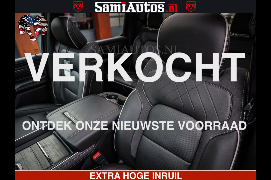 Dodge Ram 1500 Limited Night H.O 540HP 706Nm | Massage + Full Option | De Meest Luxe en Volle Pick-Up in zijn Klasse | Comfortabele Dubbele Cabine met Royale 5 Zitplaatsen | BPM vrij | Nu Leverbaar uit Voorraad | Voorraad Nr 2329 - 5135