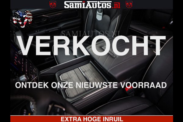 Dodge Ram 1500 Limited Night H.O 540HP 706Nm | Massage + Full Option | De Meest Luxe en Volle Pick-Up in zijn Klasse | Comfortabele Dubbele Cabine met Royale 5 Zitplaatsen | BPM vrij | Nu Leverbaar uit Voorraad | Voorraad Nr 2329 - 5135