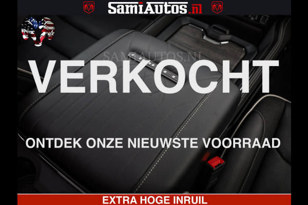 Dodge Ram 1500 Limited Night H.O 540HP 706Nm | Massage + Full Option | De Meest Luxe en Volle Pick-Up in zijn Klasse | Comfortabele Dubbele Cabine met Royale 5 Zitplaatsen | BPM vrij | Nu Leverbaar uit Voorraad | Voorraad Nr 2329 - 5135