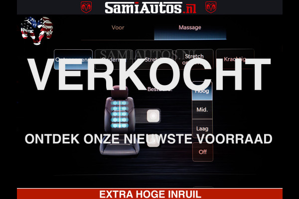 Dodge Ram 1500 Limited Night H.O 540HP 706Nm | Massage + Full Option | De Meest Luxe en Volle Pick-Up in zijn Klasse | Comfortabele Dubbele Cabine met Royale 5 Zitplaatsen | BPM vrij | Nu Leverbaar uit Voorraad | Voorraad Nr 2329 - 5135