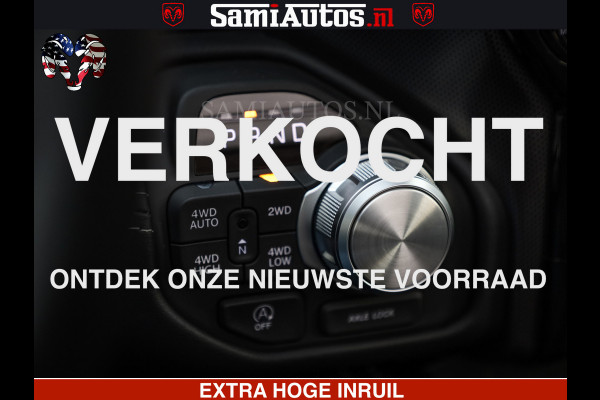 Dodge Ram 1500 Limited Night H.O 540HP 706Nm | Massage + Full Option | De Meest Luxe en Volle Pick-Up in zijn Klasse | Comfortabele Dubbele Cabine met Royale 5 Zitplaatsen | BPM vrij | Nu Leverbaar uit Voorraad | Voorraad Nr 2329 - 5135