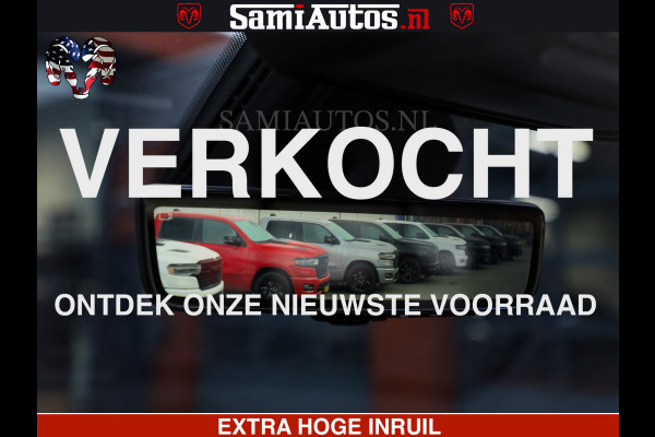 Dodge Ram 1500 Limited Night H.O 540HP 706Nm | Massage + Full Option | De Meest Luxe en Volle Pick-Up in zijn Klasse | Comfortabele Dubbele Cabine met Royale 5 Zitplaatsen | BPM vrij | Nu Leverbaar uit Voorraad | Voorraad Nr 2329 - 5135