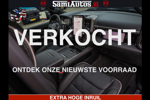 Dodge Ram 1500 Limited Night H.O 540HP 706Nm | Massage + Full Option | De Meest Luxe en Volle Pick-Up in zijn Klasse | Comfortabele Dubbele Cabine met Royale 5 Zitplaatsen | BPM vrij | Nu Leverbaar uit Voorraad | Voorraad Nr 2329 - 5135
