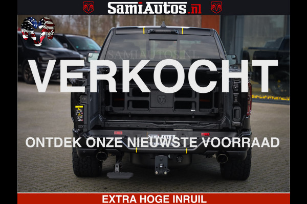 Dodge Ram 1500 Limited Night H.O 540HP 706Nm | Massage + Full Option | De Meest Luxe en Volle Pick-Up in zijn Klasse | Comfortabele Dubbele Cabine met Royale 5 Zitplaatsen | BPM vrij | Nu Leverbaar uit Voorraad | Voorraad Nr 2329 - 5135