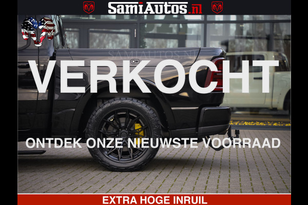 Dodge Ram 1500 Limited Night H.O 540HP 706Nm | Massage + Full Option | De Meest Luxe en Volle Pick-Up in zijn Klasse | Comfortabele Dubbele Cabine met Royale 5 Zitplaatsen | BPM vrij | Nu Leverbaar uit Voorraad | Voorraad Nr 2329 - 5135
